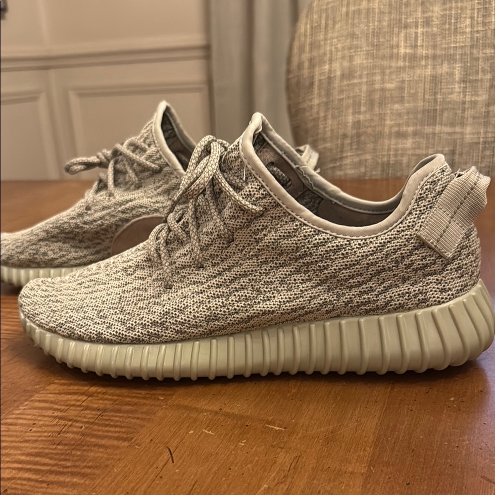 Authentic Yeezy Adidas Moon Rock Knit Casual Shoes